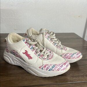 Juicy Couture White Sneakers with Chunky Sole size 9